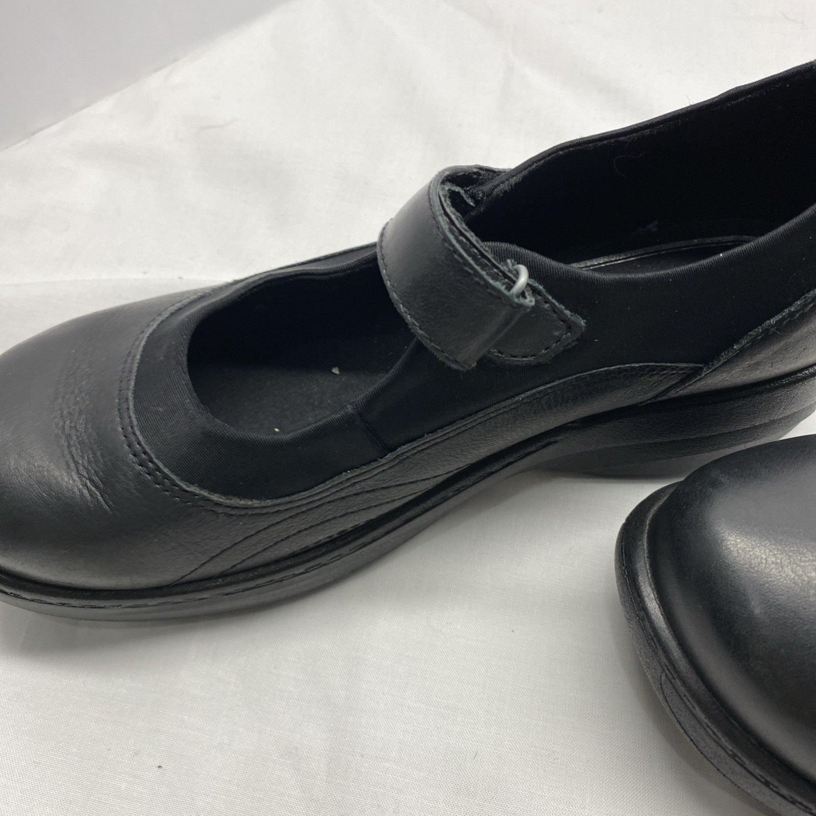 Abeo 24/7 Brea Black Leather Mary Jane Comfort Shoes Women's Size 8 M Euc — image 4 of 8